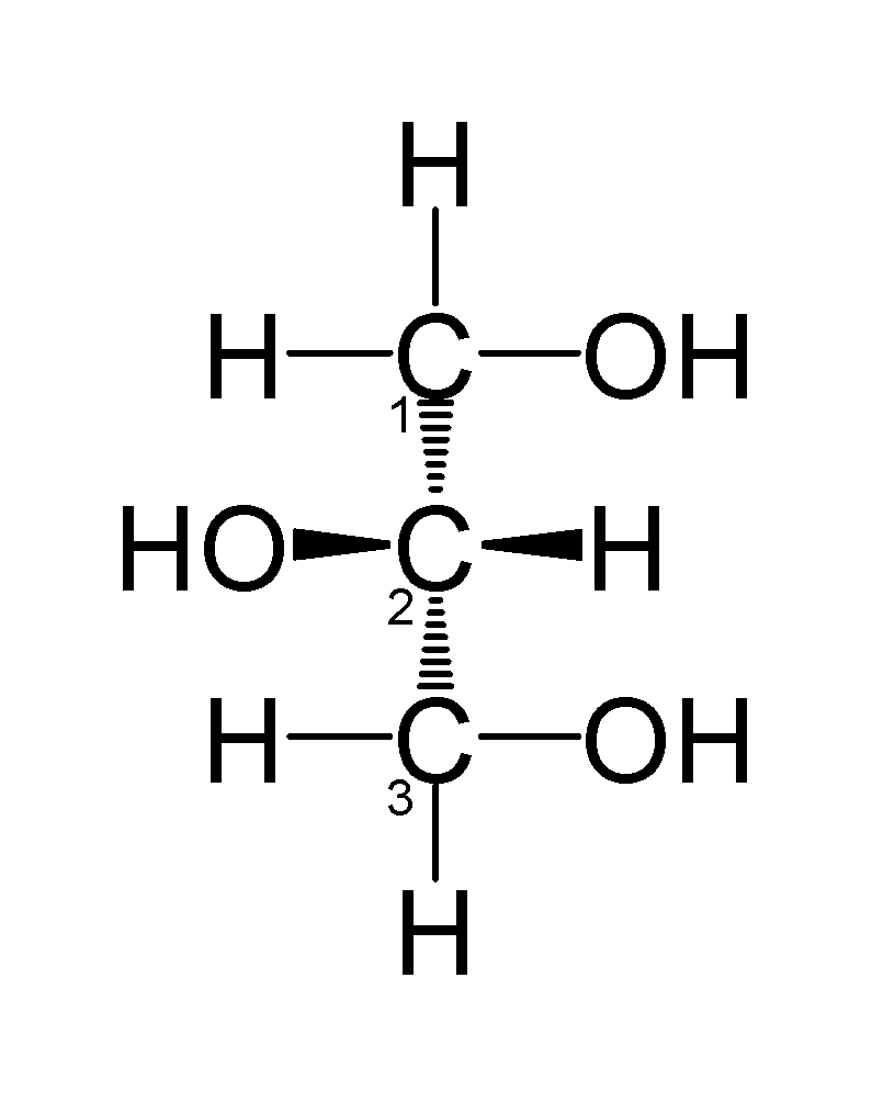 Public domain image of glycerol.